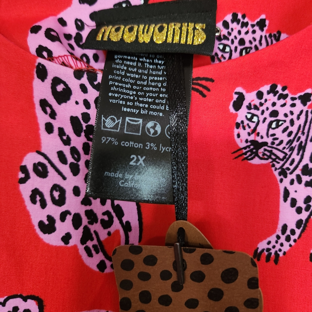 Nooworks NWT Frida Sondler Cat Dress 2X